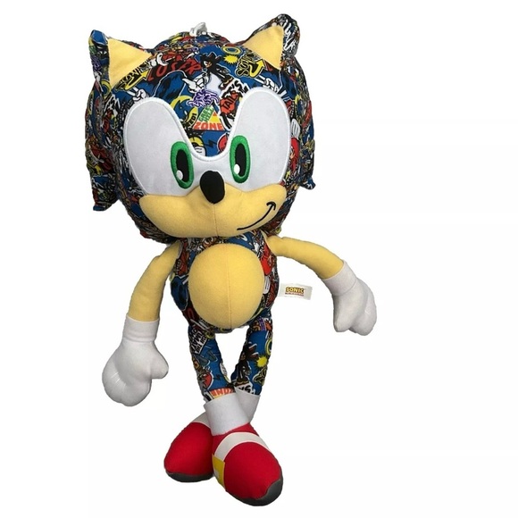 Large Sonic The Hedgehog Plush - Picture 3 of 3
